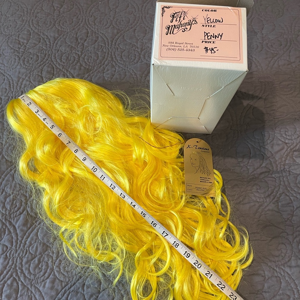 Yellow Hair Wig